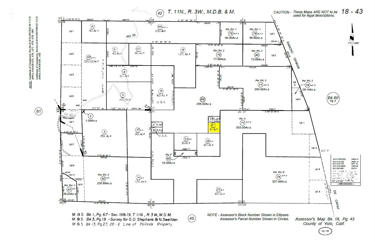 > Auction Detail > (720922) Yolo County, CA APN 018